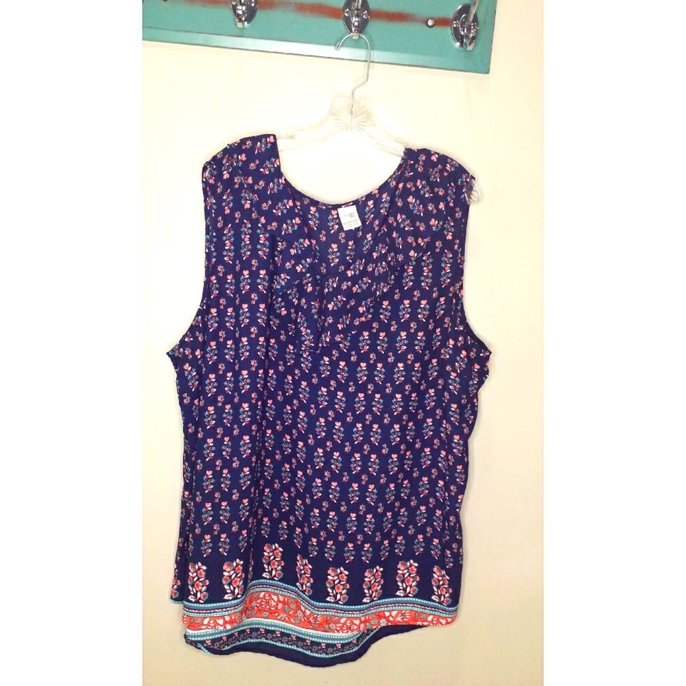 Terra & Sky women's blouse 3x